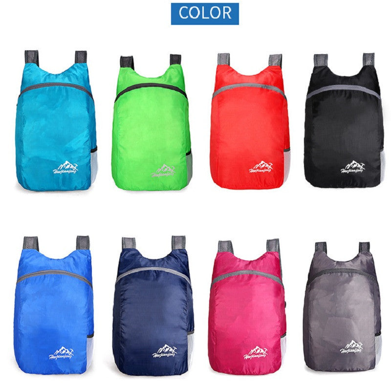 Lightweight Foldable Outdoor Backpack — Waterproof 20–35L | Packable Travel Daypack | 9 Colors