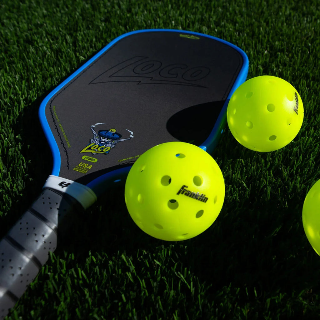 Bread & Butter Loco Hybrid AZUL Pickleball Paddle – T-700 Raw Carbon Fiber | USAP Approved