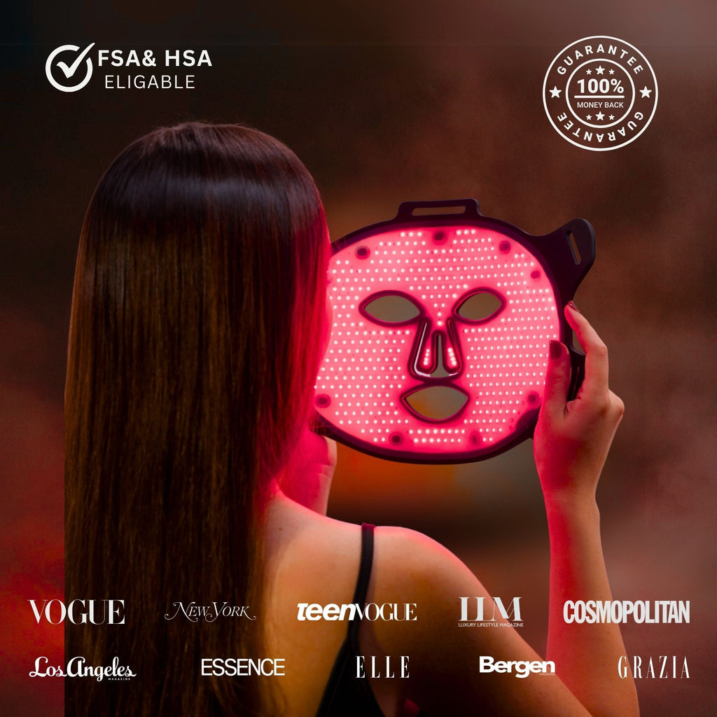 VISO Red Light Therapy Mask – FDA 510(k) Cleared | 470 Micro-LEDs | Full-Face 660nm Treatment