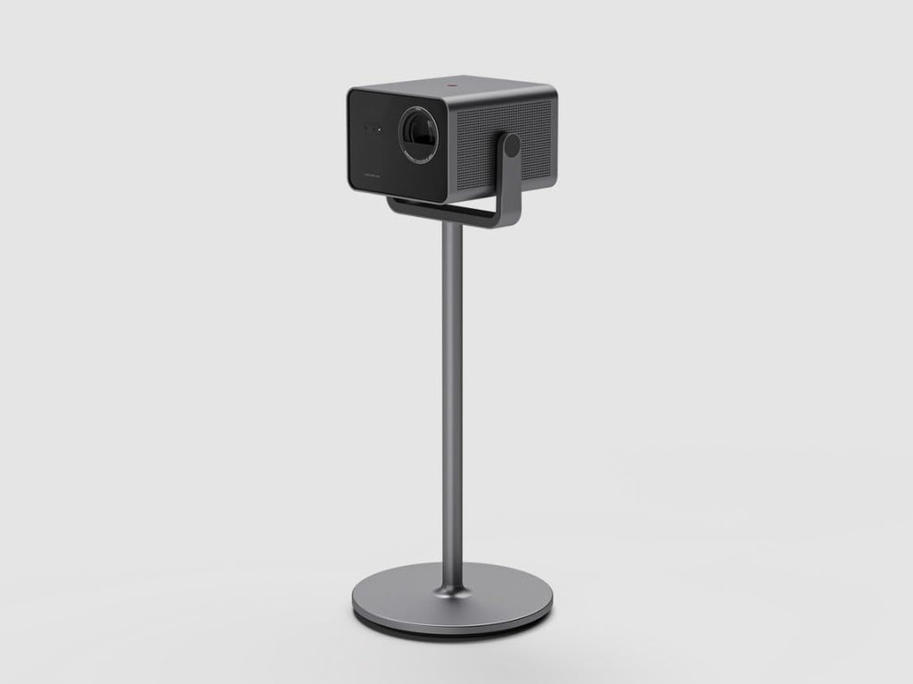 Leica CINE-PLAY-1 Portable 4K UHD Smart Projector with a Leica CINE-PLAY-STAND Projector Stand (2025)