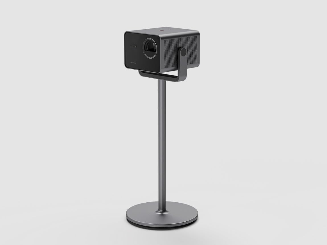 Leica CINE-PLAY-1 Portable 4K UHD Smart Projector with a Leica CINE-PLAY-STAND Projector Stand (2025)