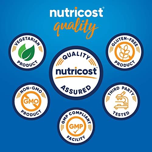 Nutricost Creatine Monohydrate Micronized Powder 500G, 100 Servings | 5000mg Per Serving (5g), 17.9 Oz