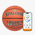 Spalding Legacy TF1000 Smart Basketball — Premium Indoor Training Ball with 1-Year App Subscription