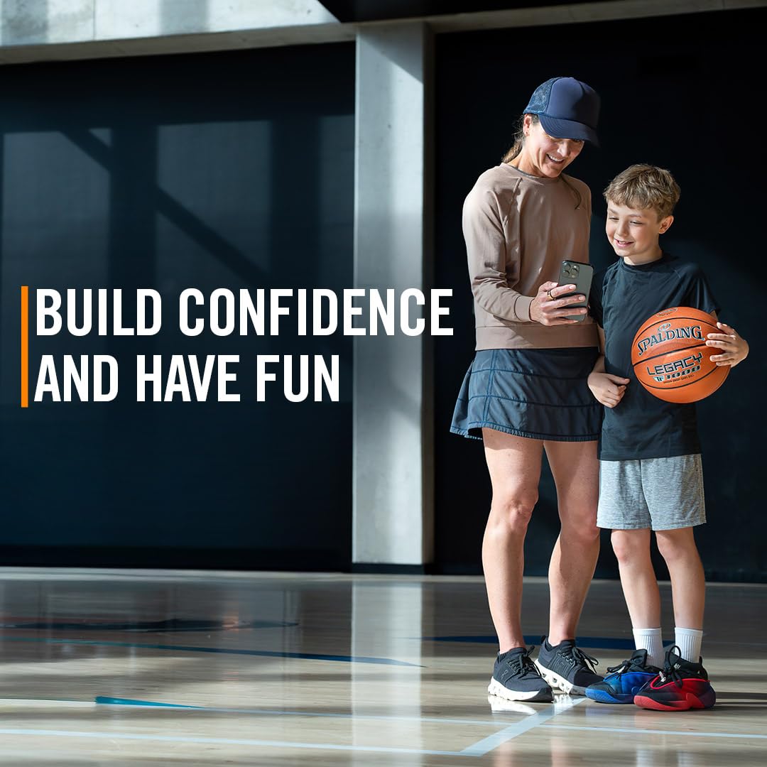 Spalding Legacy TF1000 Smart Basketball — Premium Indoor Training Ball with 1-Year App Subscription