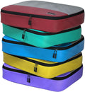 Dot & Dot Large Packing Cubes for Travel - 5pc Packing Cubes for Suitcases - Lightweight Luggage Organizer Bags (Non-Compression)