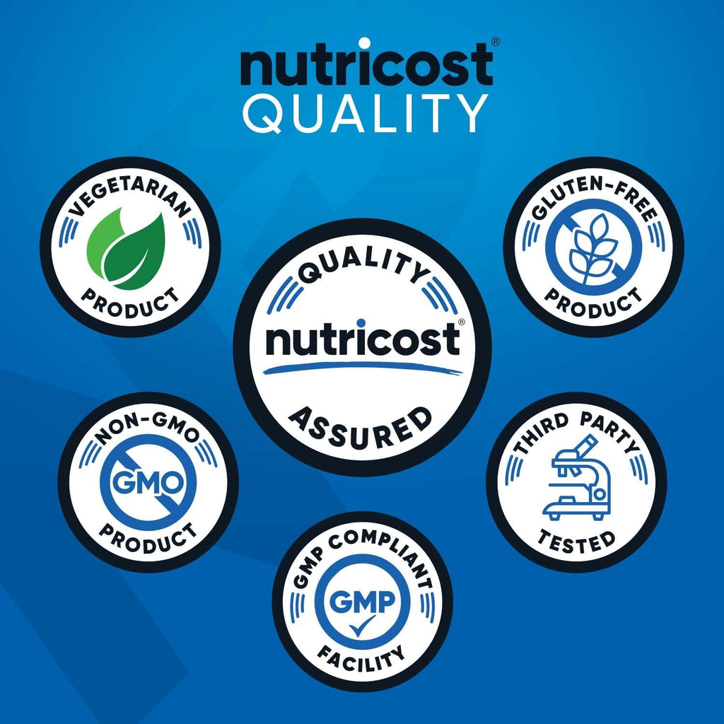 Nutricost Creatine Monohydrate Micronized Powder 500G, 100 Servings | 5000mg Per Serving (5g), 17.9 Oz