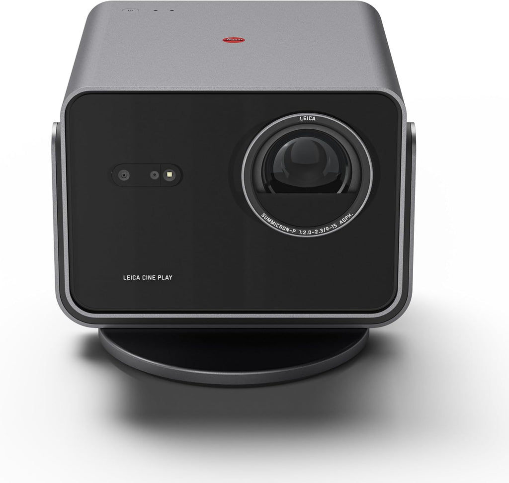 Leica CINE-PLAY-1 Portable 4K UHD Smart Projector with a Leica CINE-PLAY-STAND Projector Stand (2025)