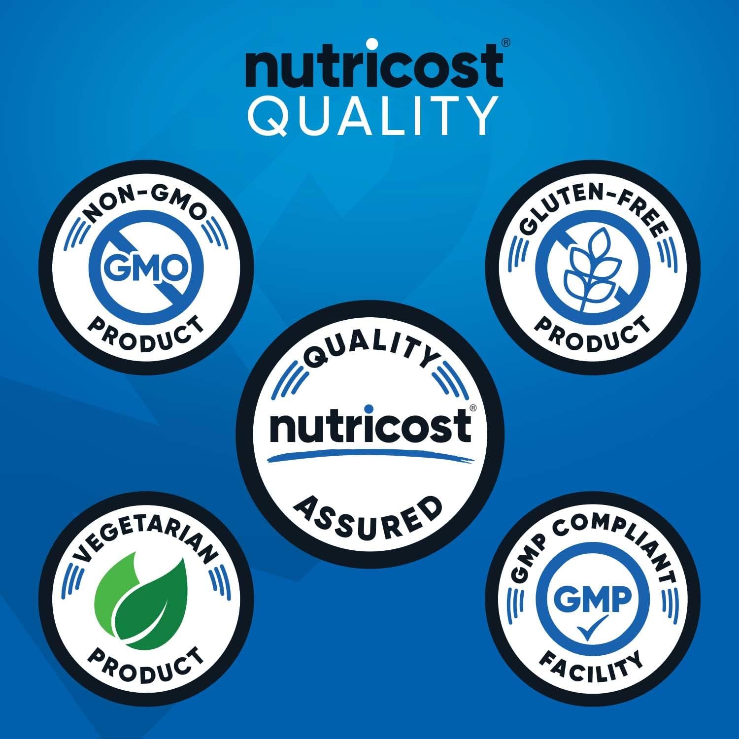 Nutricost Creatine Monohydrate Micronized Powder 500G, 100 Servings | 5000mg Per Serving (5g), 17.9 Oz