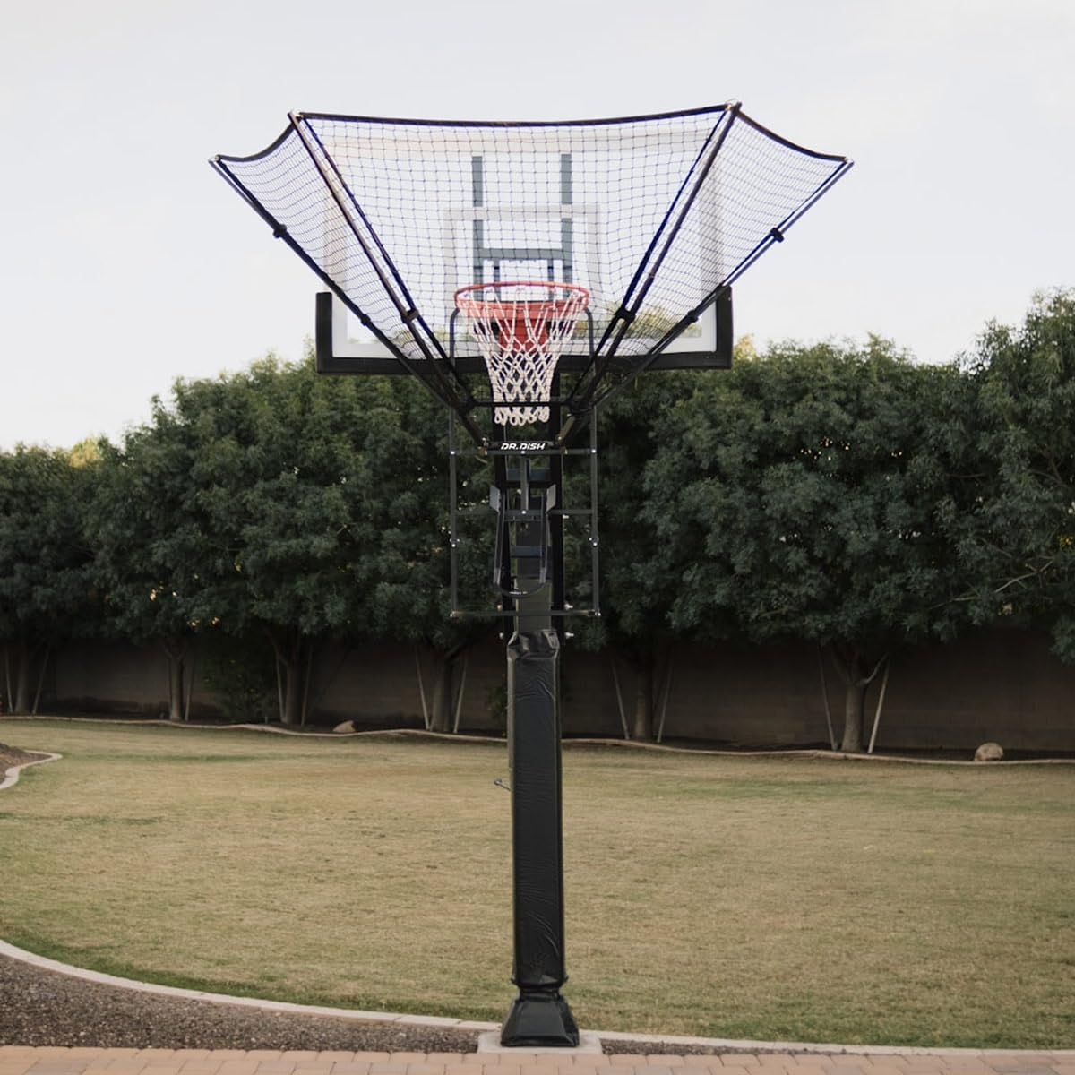 Dr. Dish IC3 Basketball Shot Trainer Rebounder – Portable Net Return System for 3x More Reps