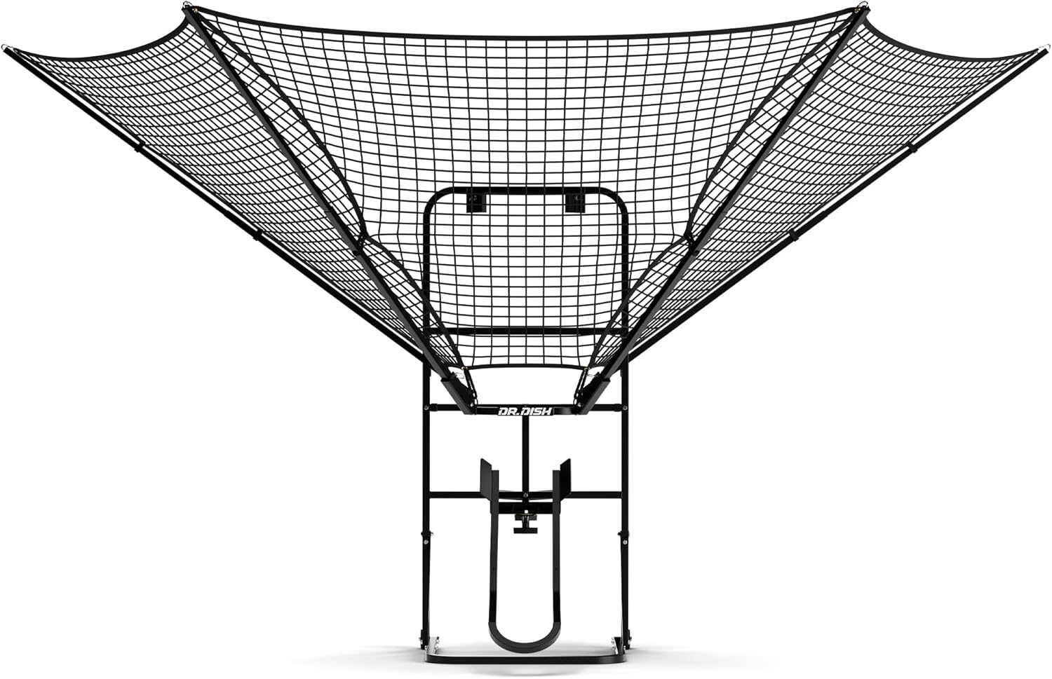 Dr. Dish IC3 Basketball Shot Trainer Rebounder – Portable Net Return System for 3x More Reps