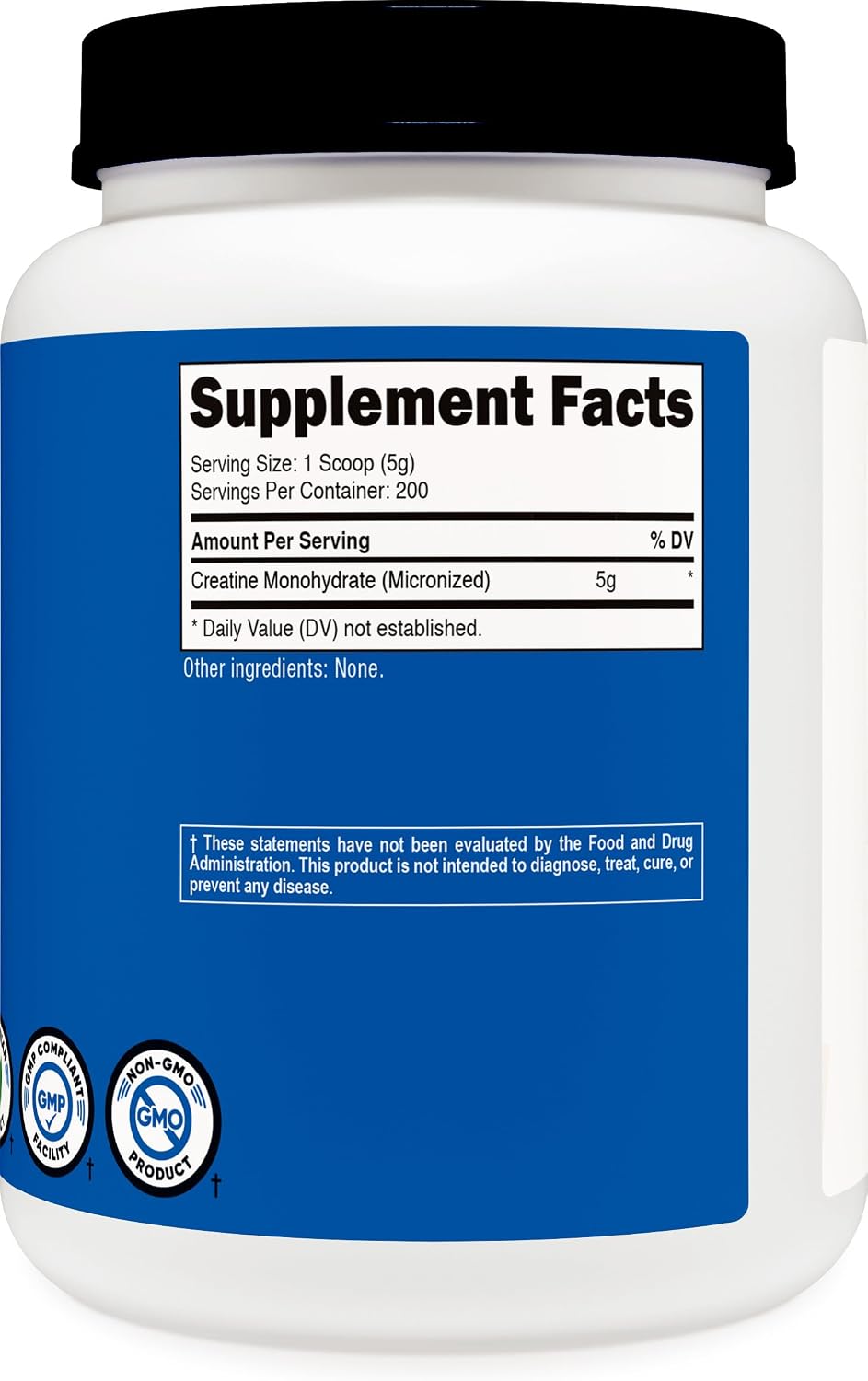 Nutricost Creatine Monohydrate Micronized Powder 500G, 100 Servings | 5000mg Per Serving (5g), 17.9 Oz