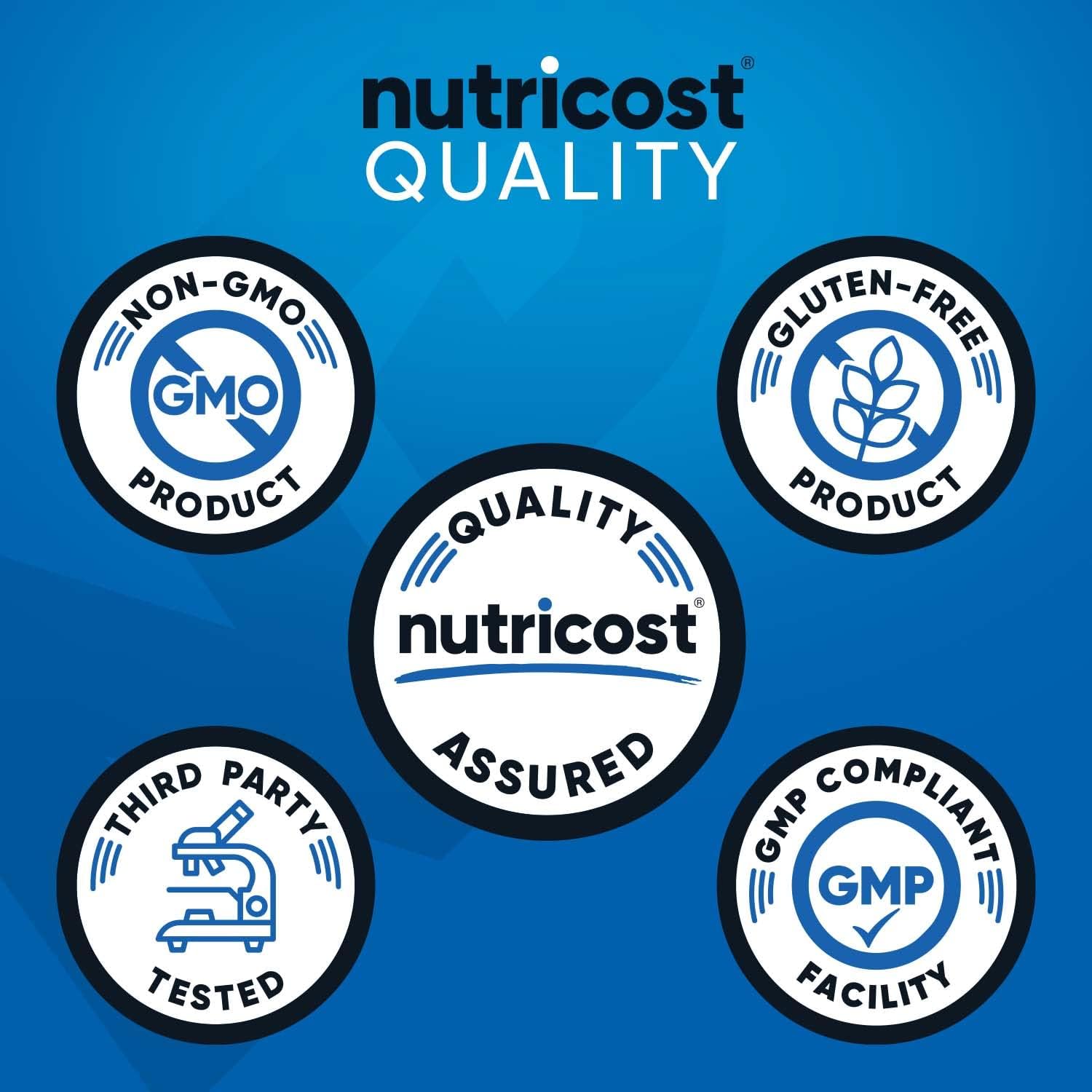 Nutricost Creatine Monohydrate Micronized Powder 500G, 100 Servings | 5000mg Per Serving (5g), 17.9 Oz