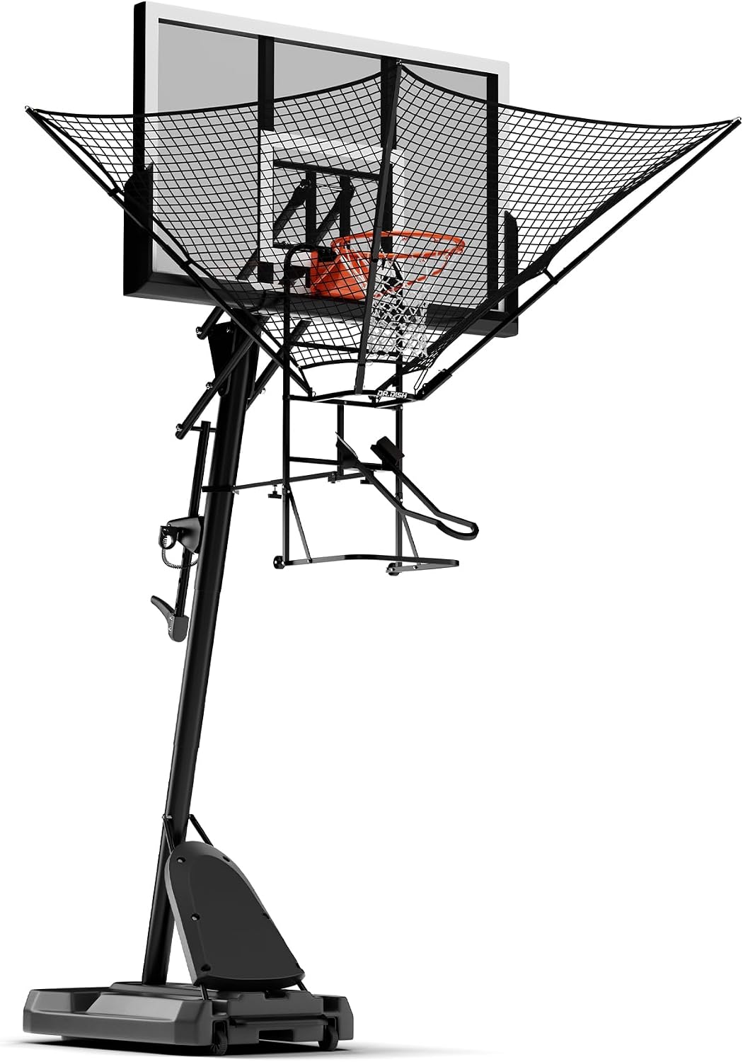 Dr. Dish IC3 Basketball Shot Trainer Rebounder – Portable Net Return System for 3x More Reps