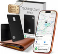 SPOTMINDERS Apple MFi Certified Wallet Tracker PRO Works with Apple Find My IP68 Rechargeable Tracking Card for Wallet Luggage Passport 0.07in Slim Credit Card Design Item Finder