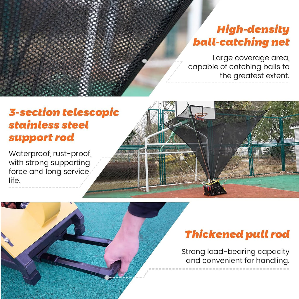 Pro Basketball Rebounder & Automatic Shooting Machine