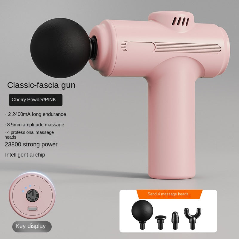 Home Use Muscle Massage Gun, Electric Massager for Women, USB Rechargeable Mini Massage Gun for Muscle Relief