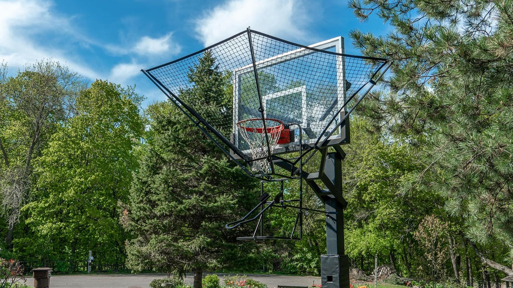 Dr. Dish IC3 Basketball Shot Trainer Rebounder – Portable Net Return System for 3x More Reps