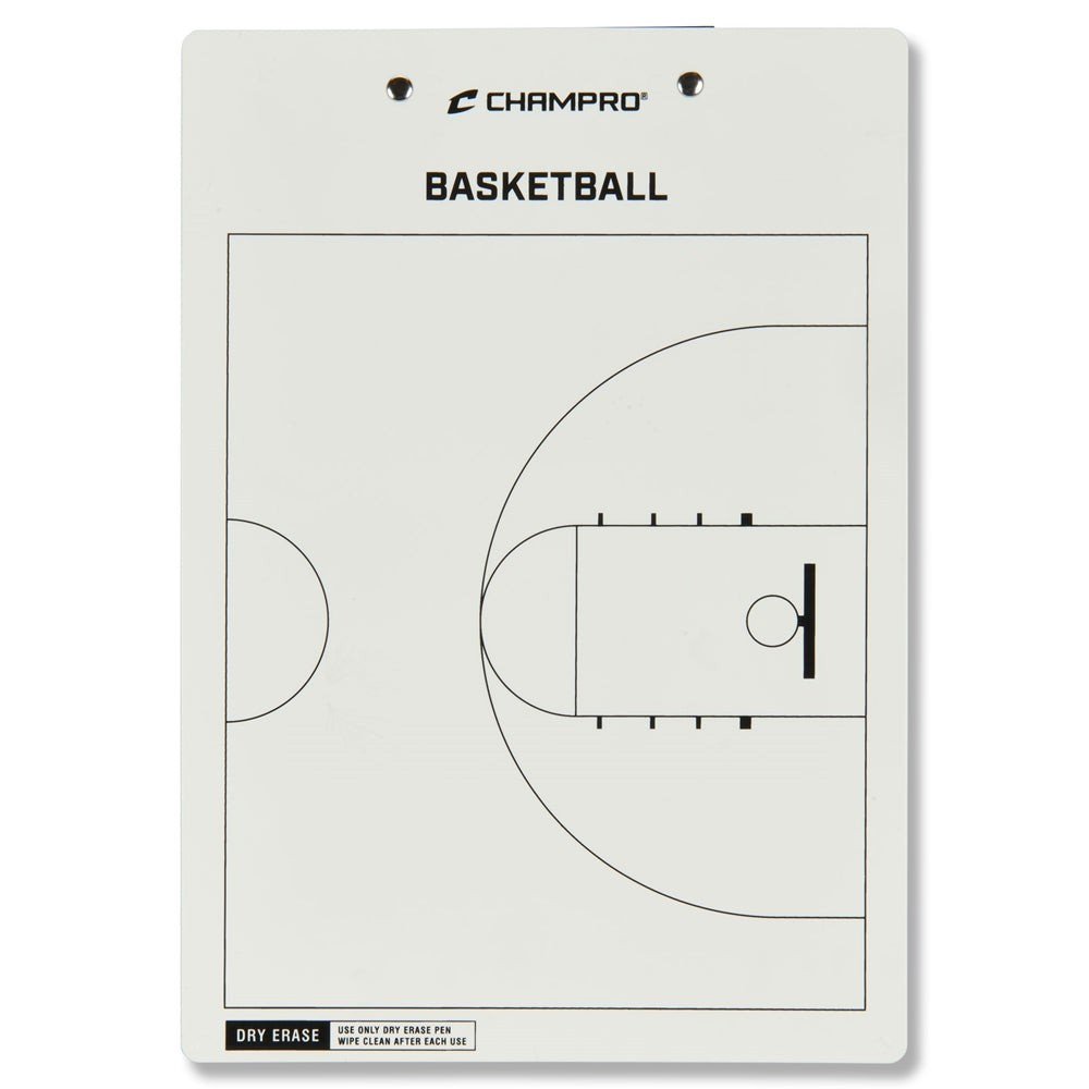 Basketball Coach's Board – 12" x 9" Double-Sided Dry Erase Tactics Board