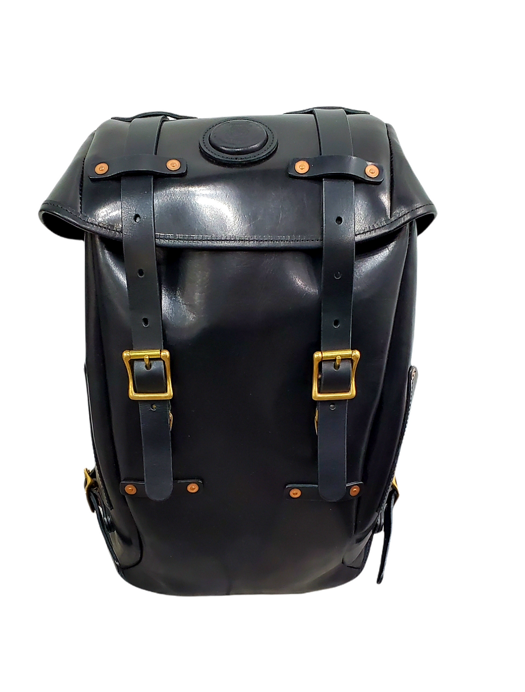 Lennox Italian Leather Backpack – Handcrafted Heavy-Duty Bag with Brass Hardware