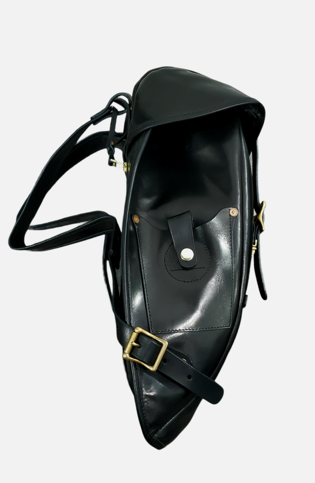Lennox Italian Leather Backpack – Handcrafted Heavy-Duty Bag with Brass Hardware