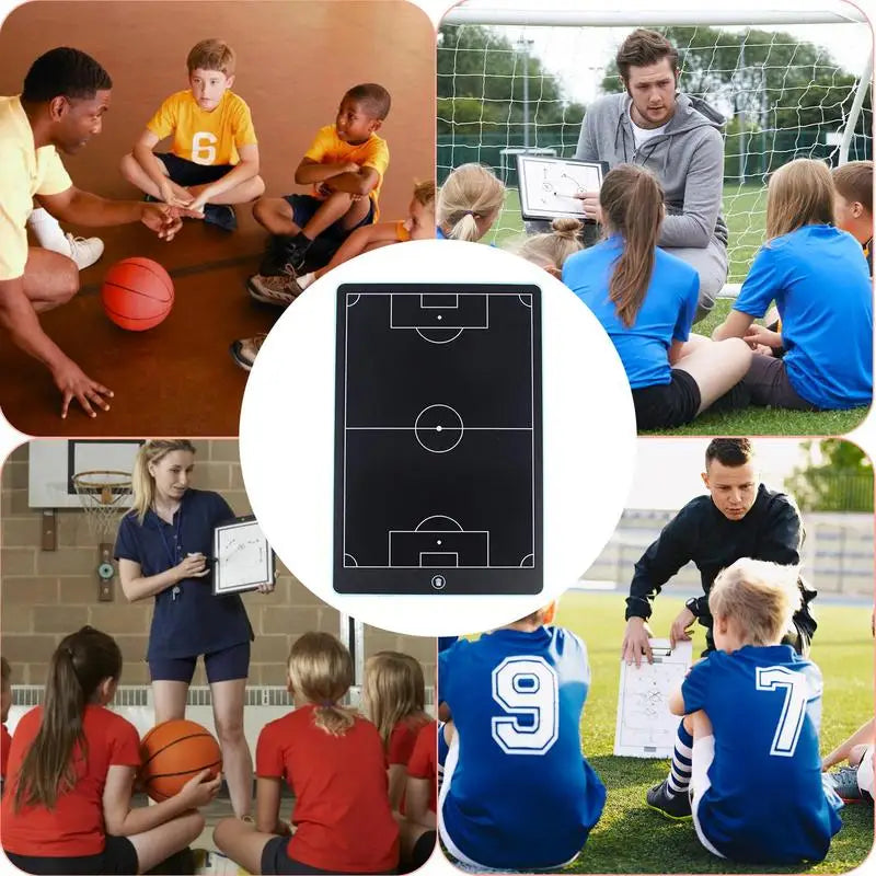 Electronic Coaching Board Basketball Digital LCD Coaching Board Soccer Coaching Board With Pen For Football Marker Training