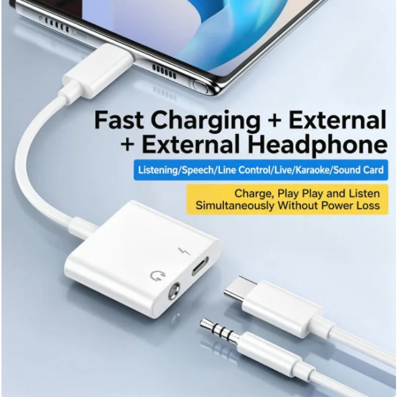 iPhone Audio Adapter — Lightning to 3.5mm Headphone & AUX Jack | Compatible with iPhone 11, 12, 13, 14 Pro Max & More
