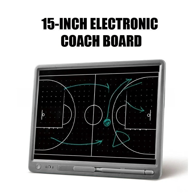 LCD Coaching Board – 15"/20" Electronic Tactics Board for Basketball, Football & Soccer