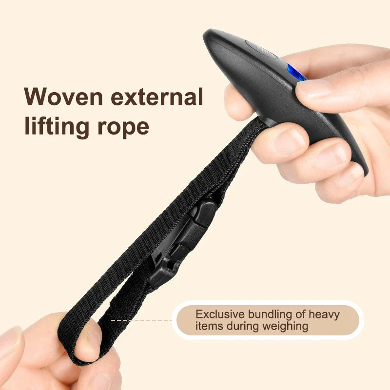 Portable Digital Luggage Scale — 40kg / 88lb Capacity | Tare Function, LCD Display | Fits in Any Bag
