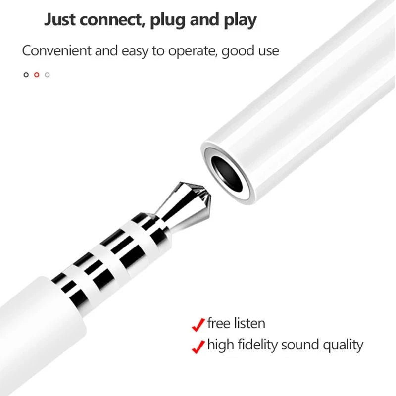 iPhone Headphone Adapter — Lightning to 3.5mm AUX Jack | Works with iPhone 7, 8, X, XR, XS, 11, 12, 13, 14 & More
