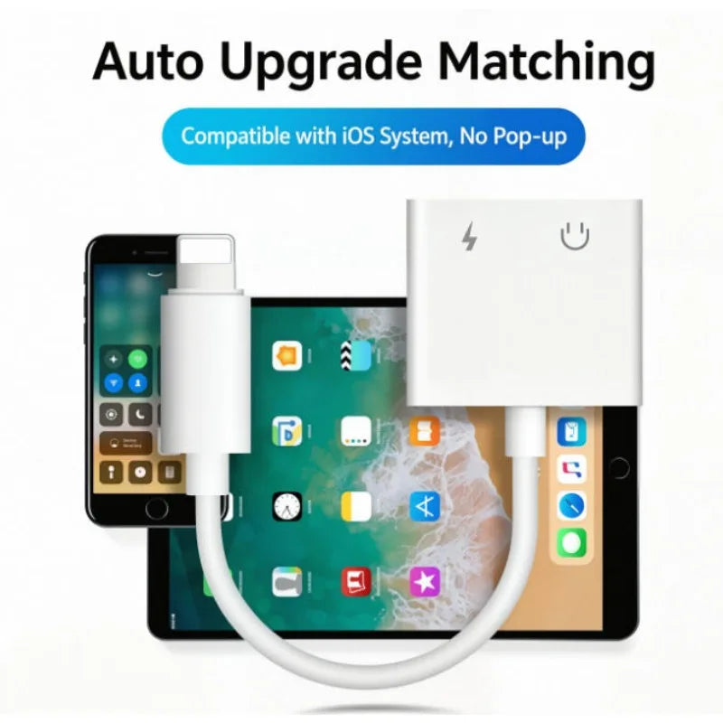 iPhone Audio Adapter — Lightning to 3.5mm Headphone & AUX Jack | Compatible with iPhone 11, 12, 13, 14 Pro Max & More