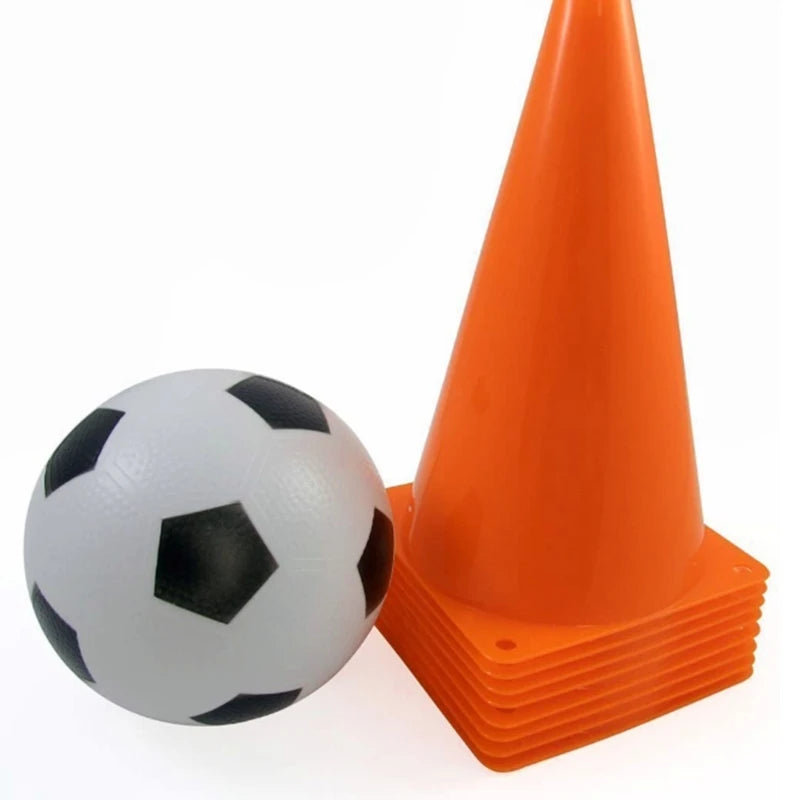 Sport Training Cones – 7" Agility Cones for Football, Soccer & Athletic Drills (Set of 10)