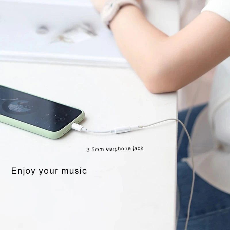 iPhone Headphone Adapter — Lightning to 3.5mm AUX Jack | Works with iPhone 7, 8, X, XR, XS, 11, 12, 13, 14 & More