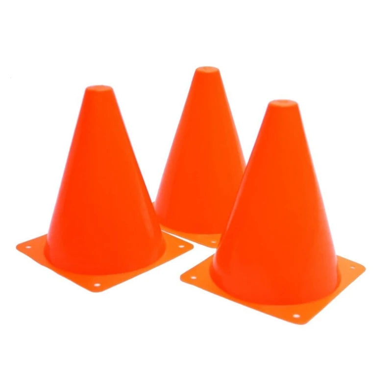 Sport Training Cones – 7" Agility Cones for Football, Soccer & Athletic Drills (Set of 10)