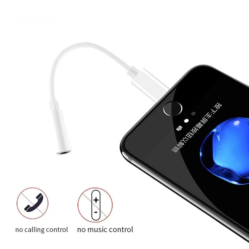 iPhone Headphone Adapter — Lightning to 3.5mm AUX Jack | Works with iPhone 7, 8, X, XR, XS, 11, 12, 13, 14 & More