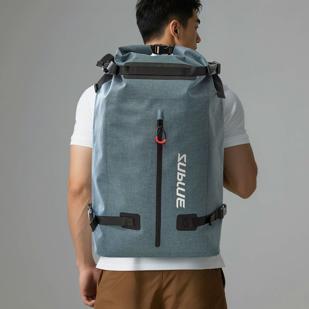 SUBLUE Waterproof Backpack 52L — IPX6 Rated | Wet-Dry Separation | Built for Underwater Scooters & Dive Gear