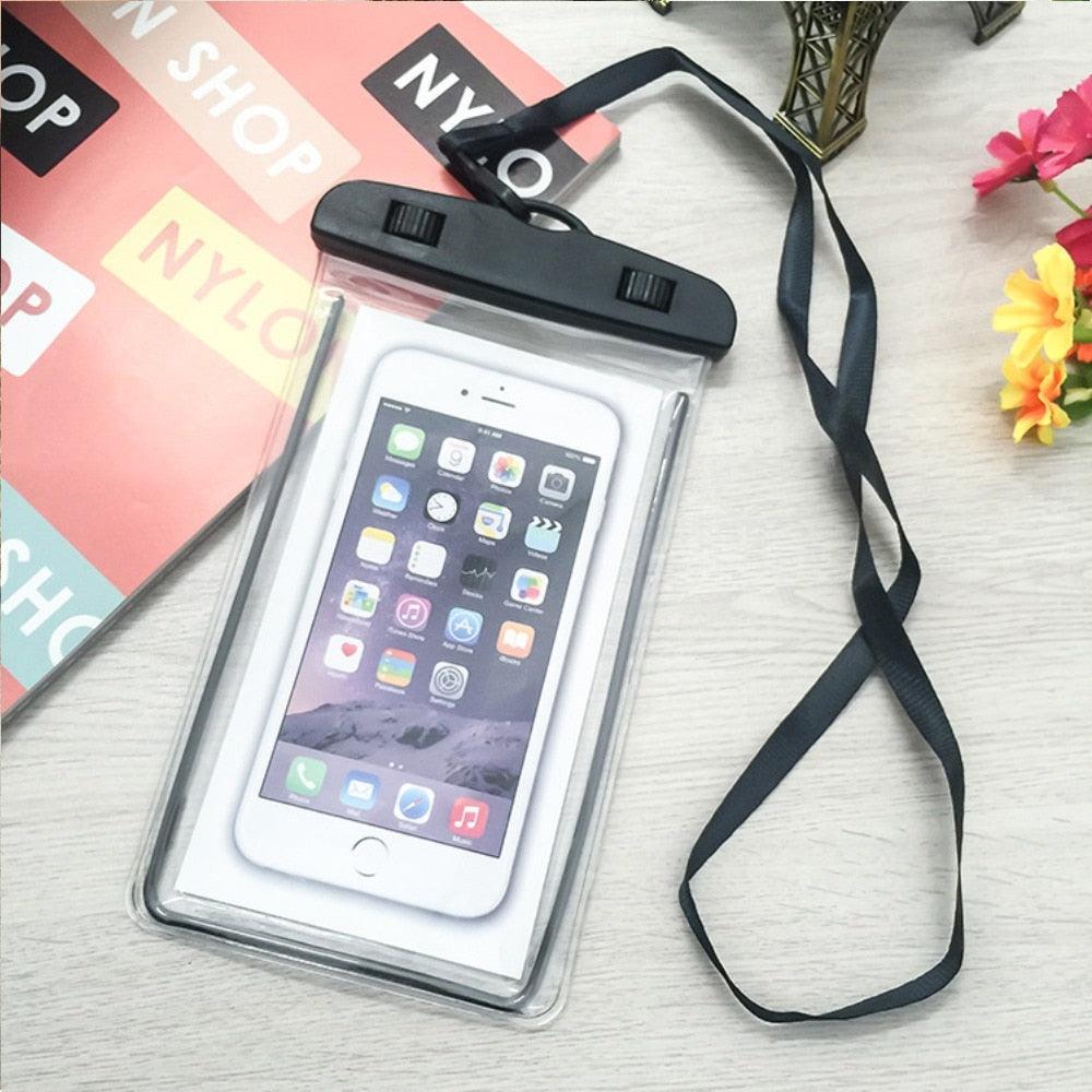 Waterproof Phone Pouch with Lanyard — IPX8 Universal Case for Beach, Swimming & Diving | Fits Phones Up to 6.5" | 7 Colors