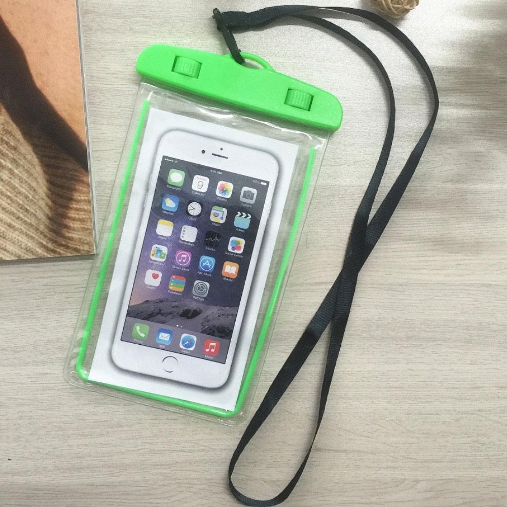 Waterproof Phone Pouch with Lanyard — IPX8 Universal Case for Beach, Swimming & Diving | Fits Phones Up to 6.5" | 7 Colors