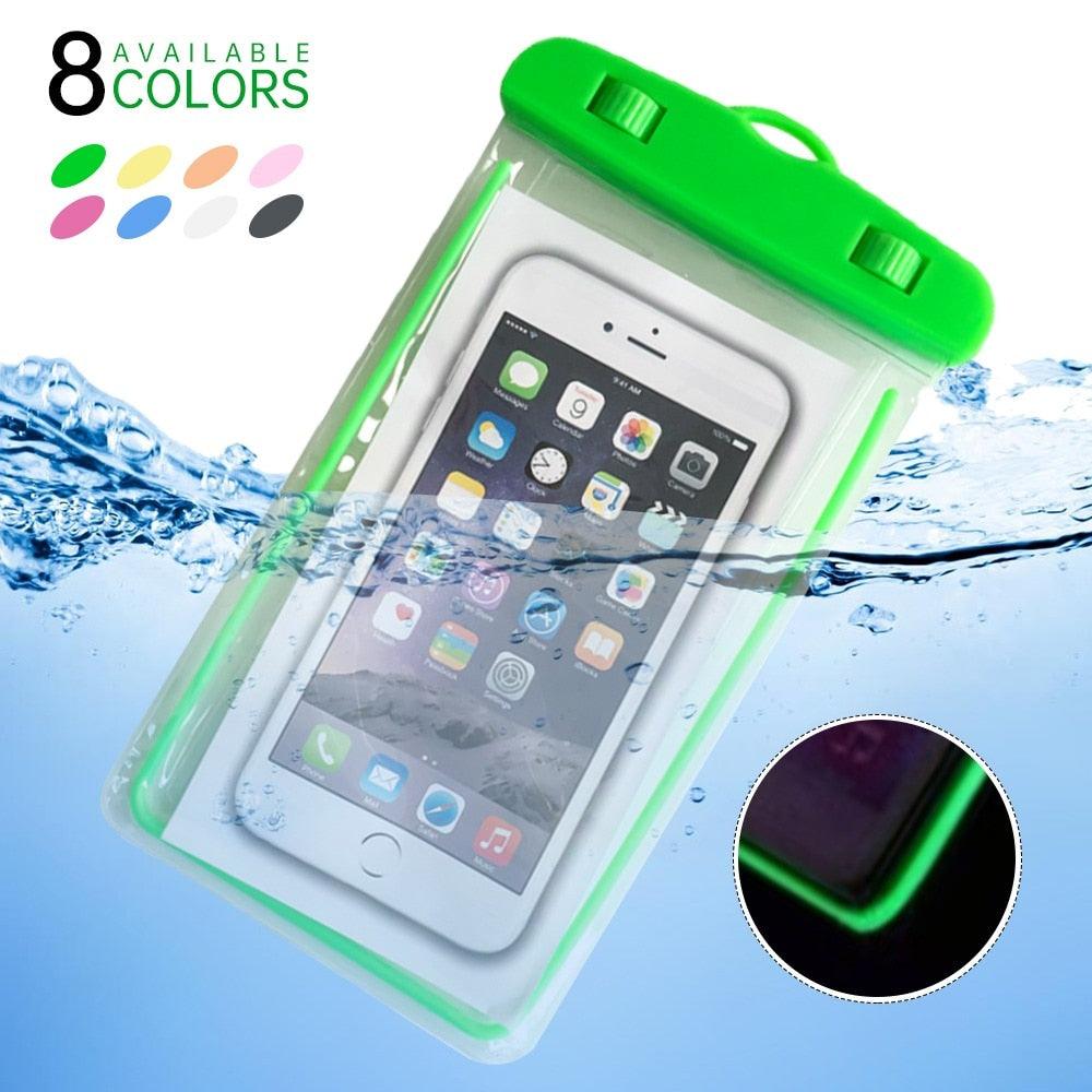 Waterproof Phone Pouch with Lanyard — IPX8 Universal Case for Beach, Swimming & Diving | Fits Phones Up to 6.5" | 7 Colors