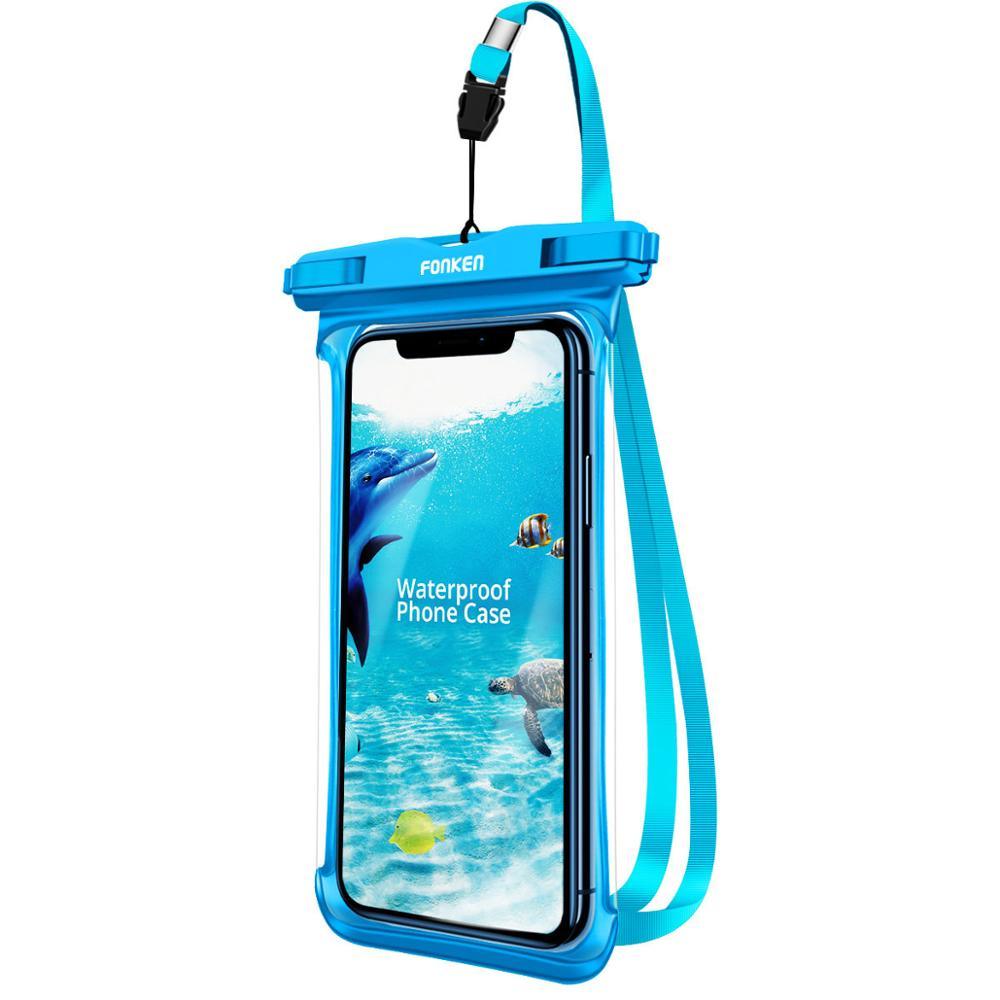 IPX8 Waterproof Phone Case Pouch — Waterproof to 30m | Full Touchscreen Access | Fits Up to 6.5" | 3 Colors