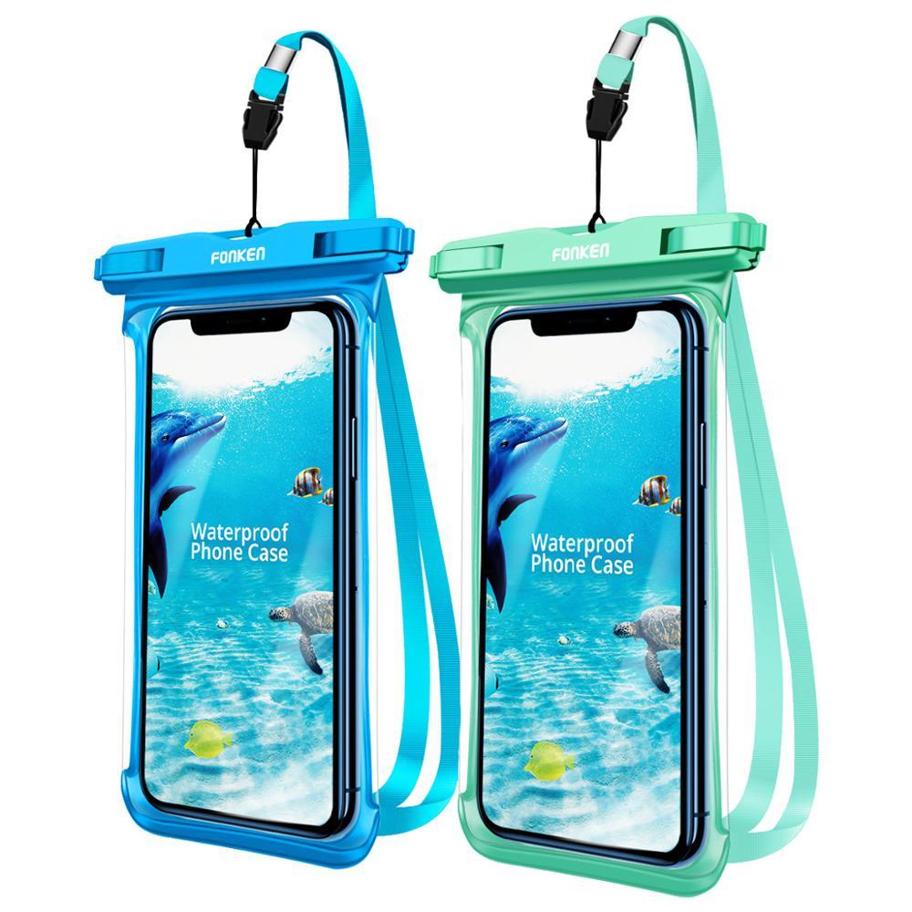 IPX8 Waterproof Phone Case Pouch — Waterproof to 30m | Full Touchscreen Access | Fits Up to 6.5" | 3 Colors