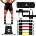 HoopsKing Vertical Jump Trainer – Waist-to-Heel Resistance Bands for Basketball & Volleyball